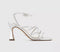 Womens Office Million Dollar Strappy Sandals Silver