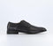 Mens Office Midland 5 Eye Plain Toe Derby Black Leather