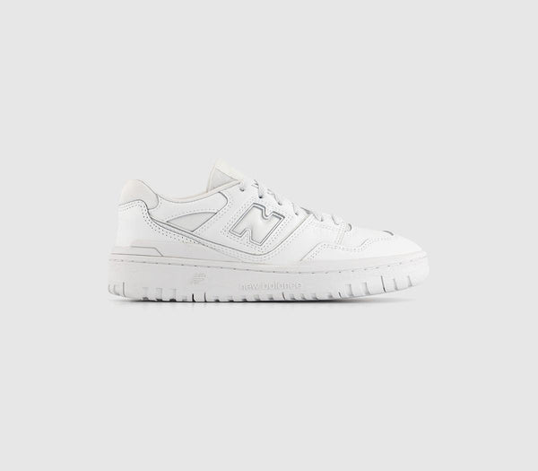 Kids New Balance Bb550 Gs White Mono Uk Size 5.5