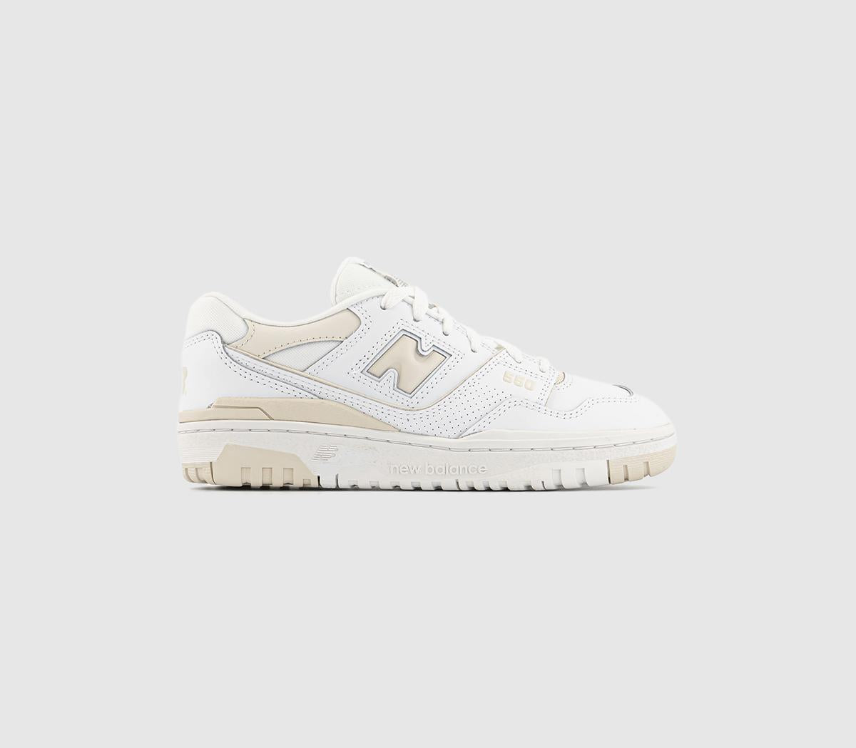 Kids New Balance Bb550 Gs White Cream Uk Size 4.5