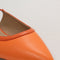 Womens Office Focussing Slingback Ballerinas Orange