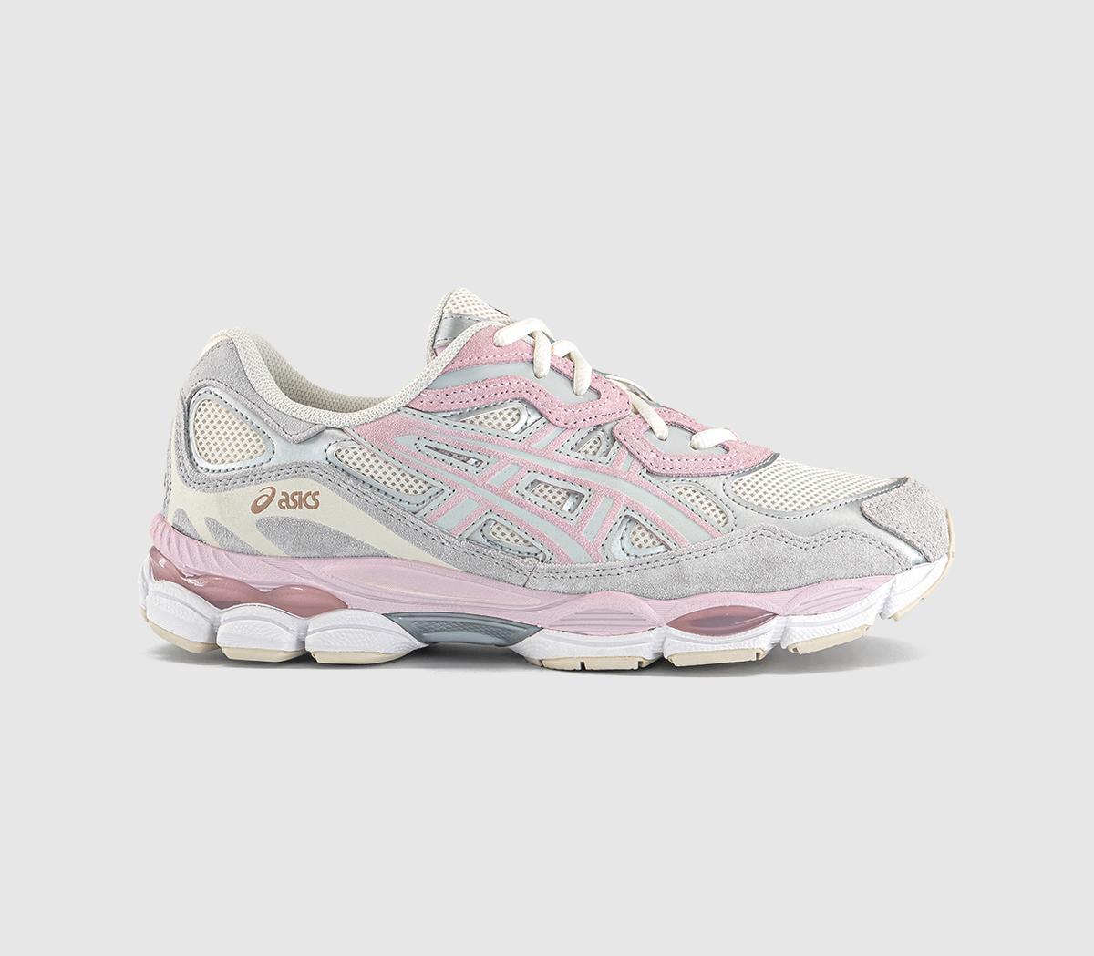 ASICS Gel NYC Trainers Concrete Barely Rose UK Size 4