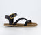 Womens Blowfish Malibu Mylo Sandals Black Dyecut