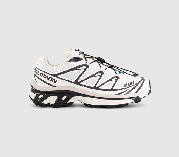 Salomon Xt-6 Trainers White Vanilla Ice Plum Perfect