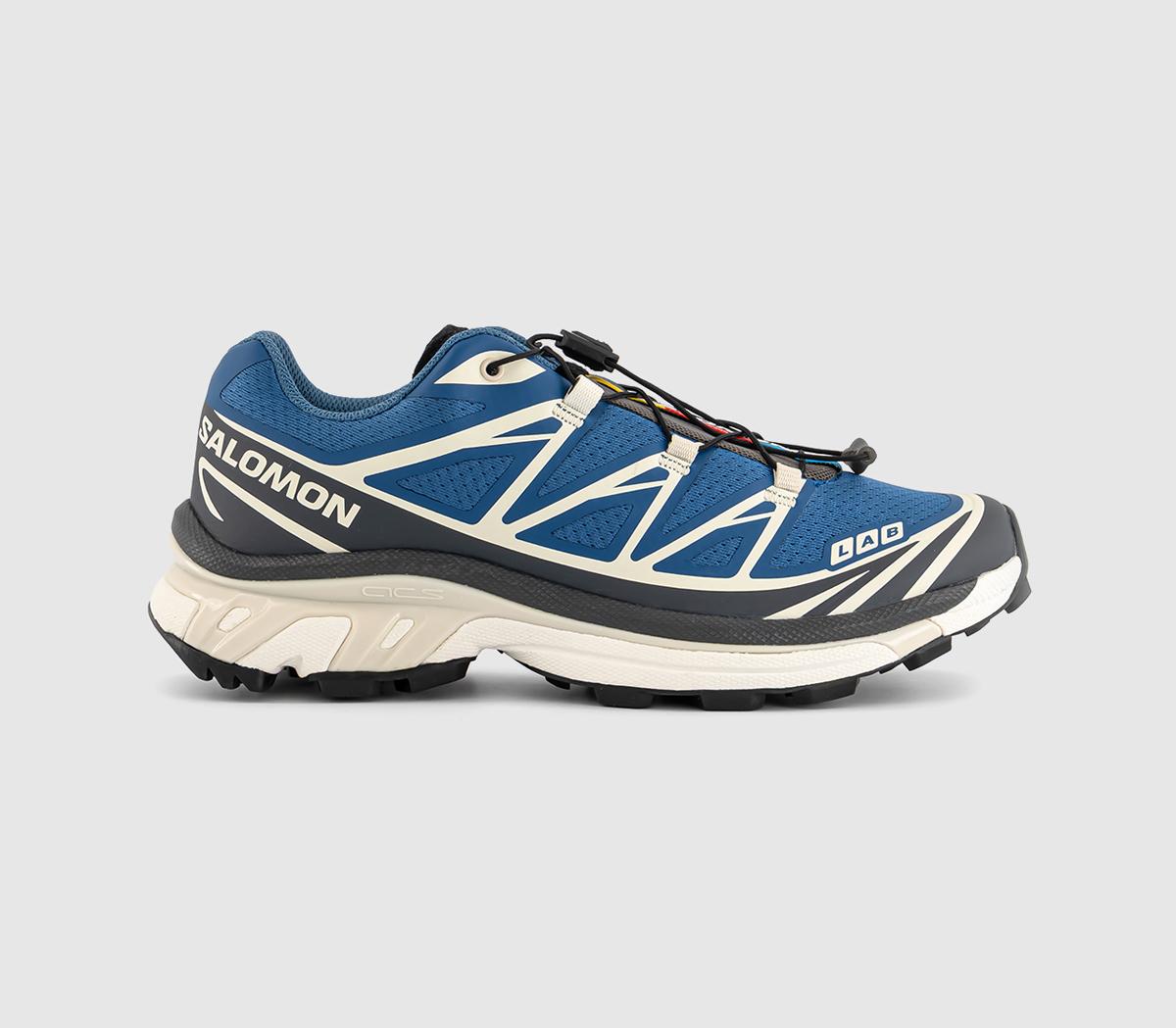 Salomon XT6 Trainers Dark Blue Almond Milk Asphalt