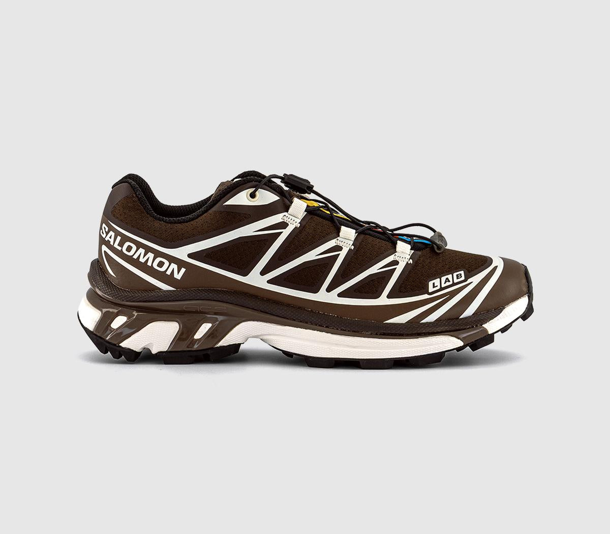Salomon Xt-6 Trainers Black Coffee French Roast Vanilla Ice - OFFCUTS SHOES by OFFICE