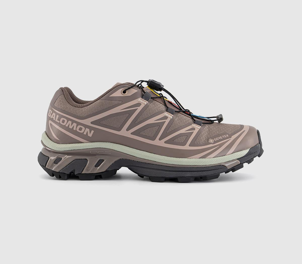 Salomon Xt6 GTX Trainers Iron Etherea Seagrass