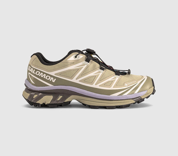 Salomon XT6 GTX Trainers Eucalyptus Silver Sage Cosmic Sky