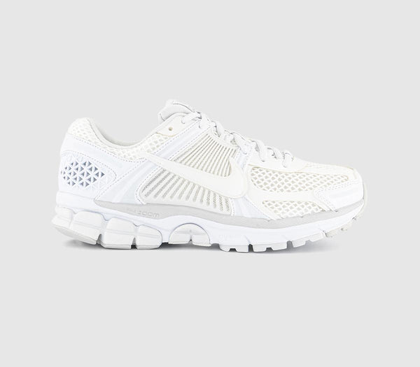  Nike Zoom Vomero 5 Trainers White Platinum Uk Size 4