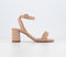 Womens Office Meadow Plait Strap Two Part Sandals Nude