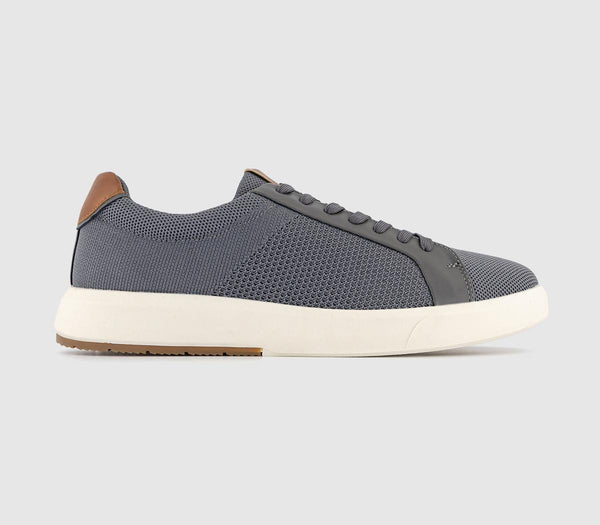 Office Cory Knitted Trainers Grey