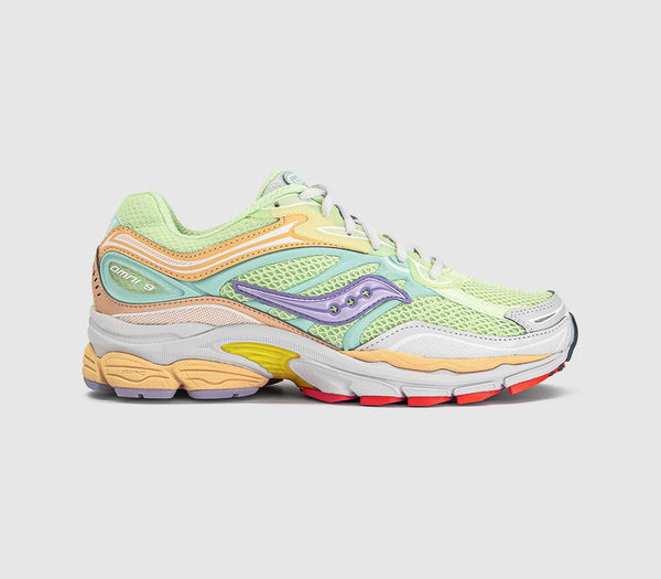 Saucony Progrid Omni 9 Trainers Lime Orchid UK Size 6