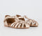 Kids Office Gracie Infant Leather Fisherman Sandals Gold Leather