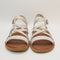 Womens Toms Sephina Sandals White Putty Leather