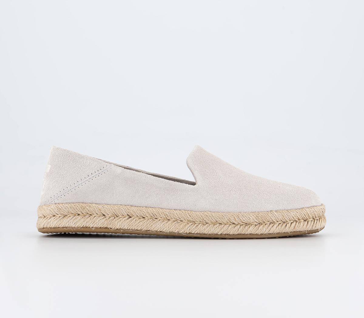Womens TOMS Santiago Espadrille Putty Suede UK Size 3