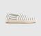 Mens Toms Alpargata Rope 2.0 Fog Woven Stripes