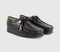 Womens Clarks Original Wallabees Black Patent