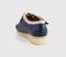 Womens Clarks Originals Wallabees Blue Croc