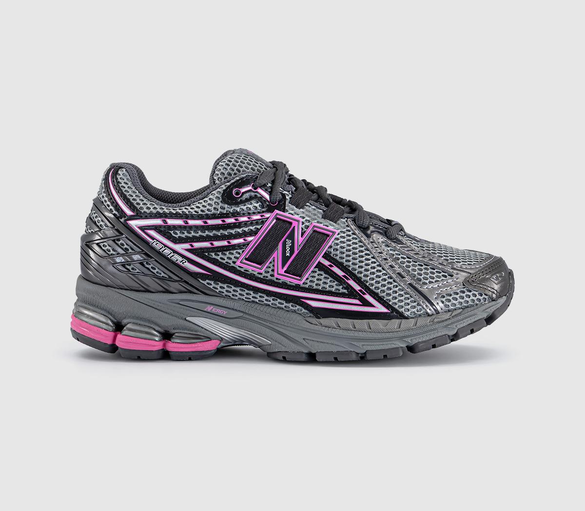 New Balance 1906 Trainers Black Black Grey Pink