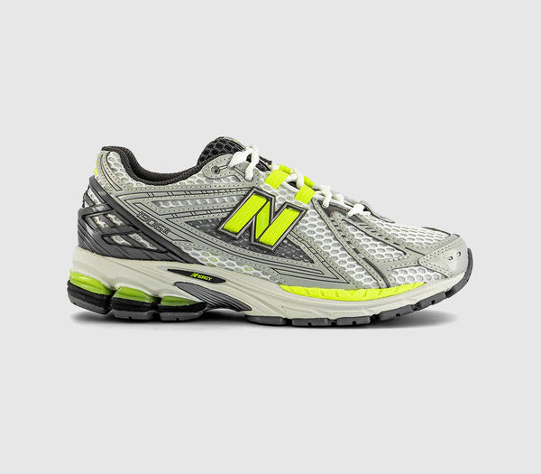 New Balance 1906 Trainers Light Silver Metallic Alkaline Green