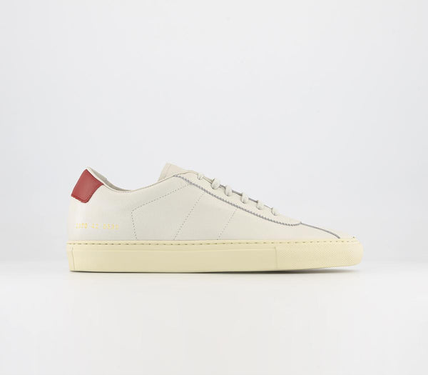 Common Projects Tennis 77 Trainers White Red