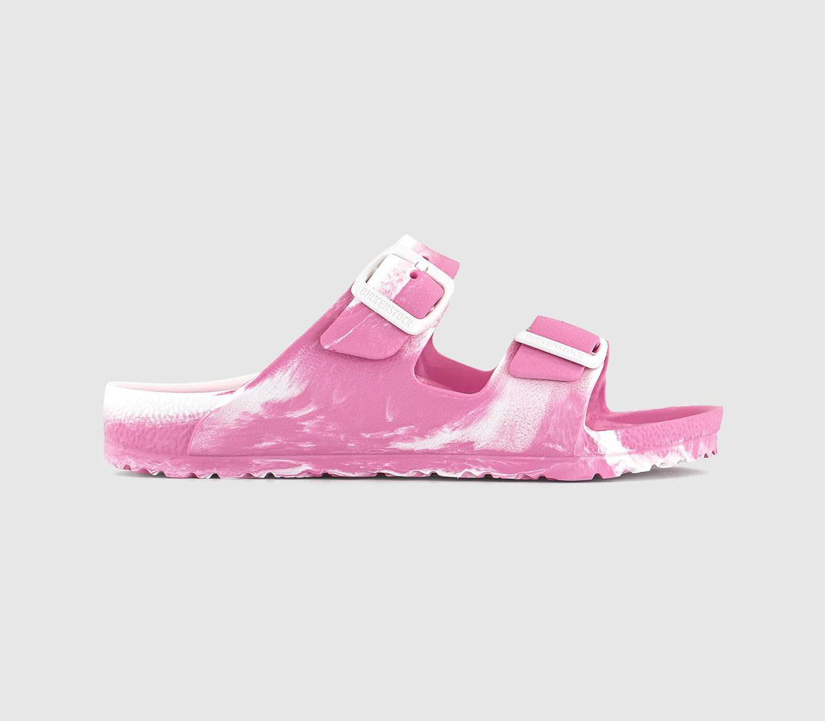 Kids BIRKENSTOCK Arizona Eva Kids Sandals Candy Pink White Mix