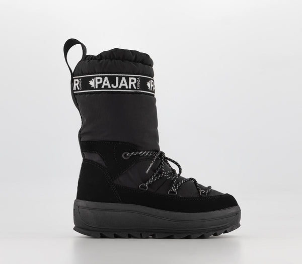 Odd Sizes - Womens Pajar Galaxy High Black - UK Sizes Right 6/Left 7