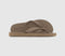 Womens Sleepers Slim Wide Strap Sand