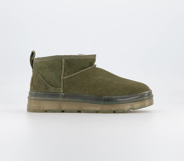 Womens UGG Ultra Mini Clear Burnt Olive