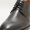 Mens Office Milo Brogue Panel Leather Derby Black Leather