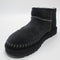 Womens UGG Classic Ultra Mini Biarritz Boots Black UK Size 6