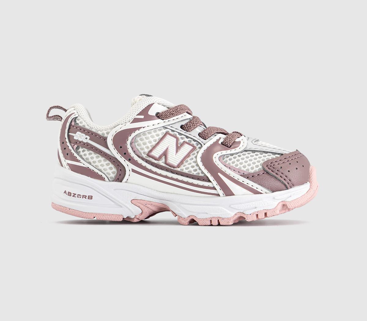 Kids New Balance 530 Infant Trainers Pink Pebble Sea Salt
