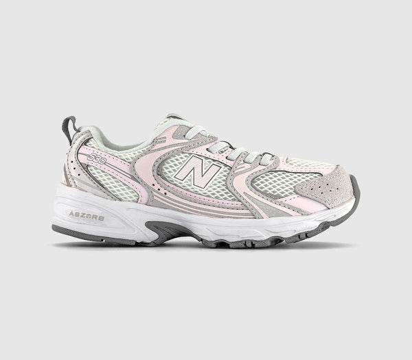Kids New Balance  530 Youth Trainers Grey Matter Pink Salt