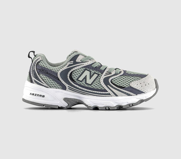Kids New Balance 530 Youth Trainers Neptune Grey