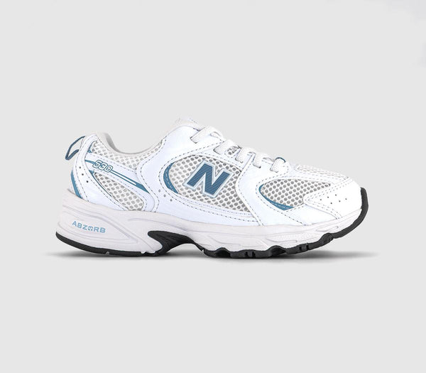 Kids New Balance 530 Youth Sea Blue White UK Size 10 youth