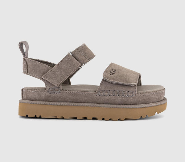 Womens UGG Goldenstar Sandals Smoke Plume