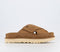 Odd Sizes - Womens UGG Goldenstar Cross Slides Chestnut - UK Sizes Right 5/Left 6