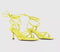 Womens Office Maddox Strappy Knot Kitten Heel Sandals Lime