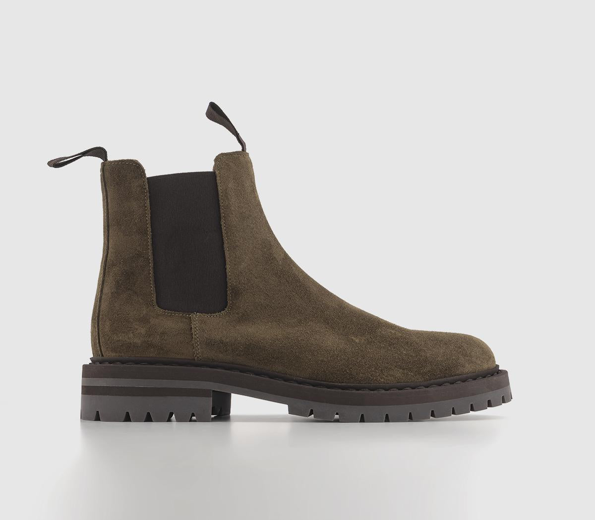 Mens Common Projects Chelsea Boots Grey Suede