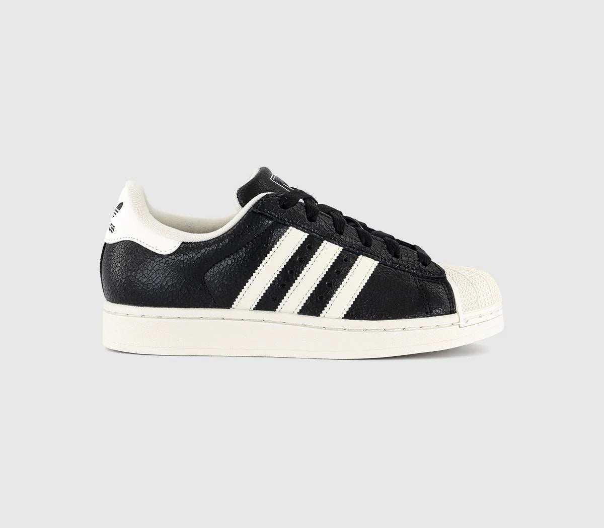 adidas Superstar II Trainers Black Offwhite Black UK Size 6