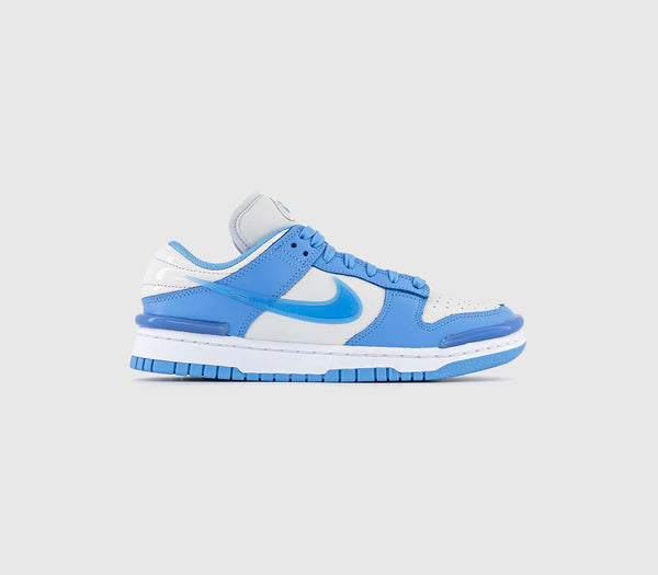 Nike Dunk Low Twist Trainers Photon Dust Universal Blue White
