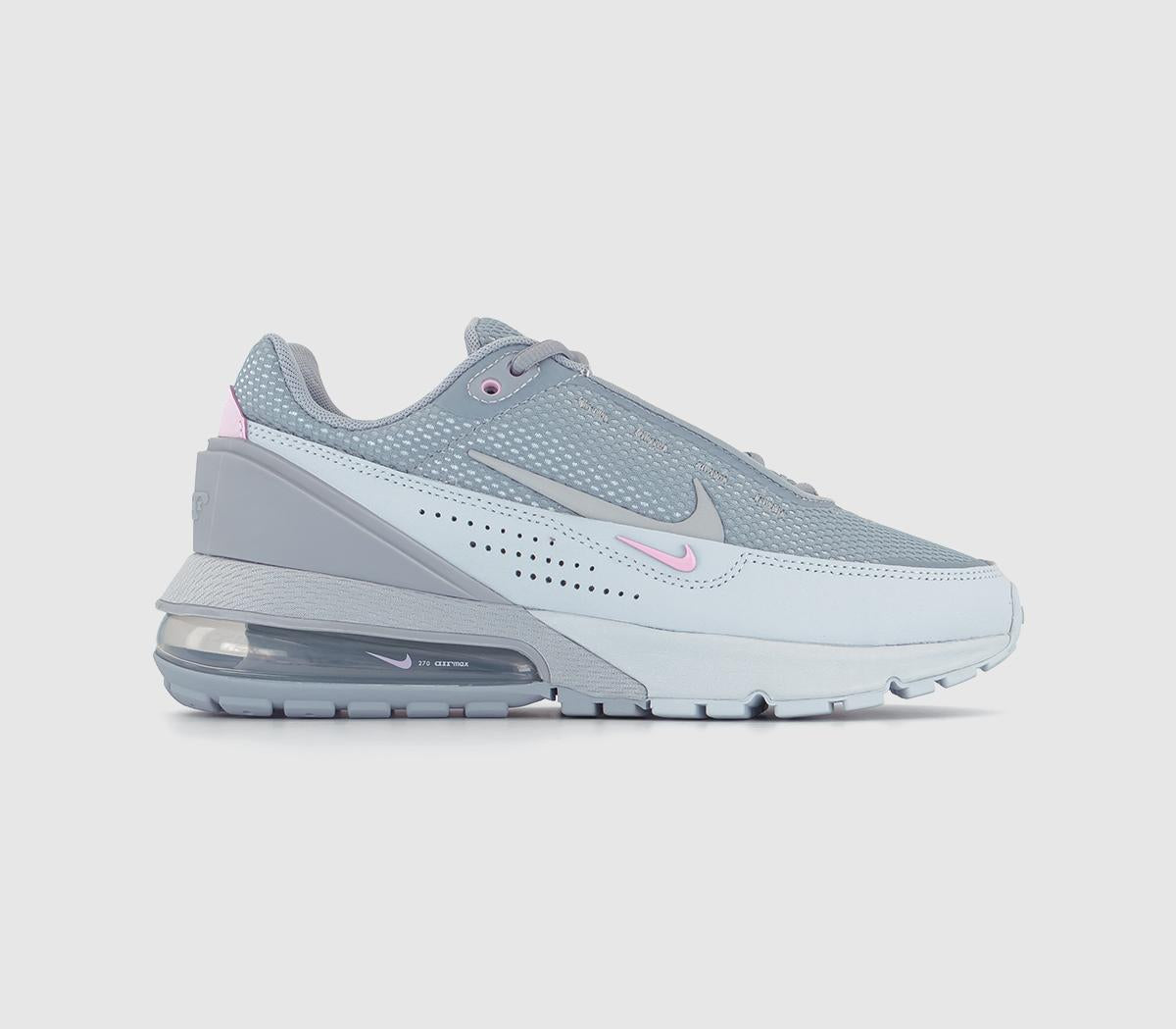 Nike Air Max Pulse Trainers Wolf Grey Pink Foam Pure Platinum White