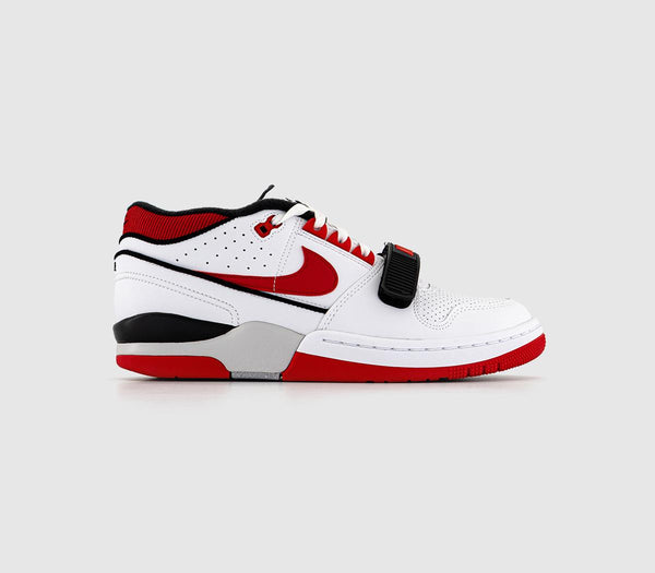 Nike AAF99 Trainers Be White Fire Red Neutral Grey