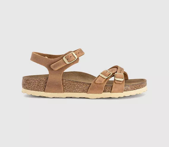 Womens BIRKENSTOCK Kumba Sandals Cognac Leather