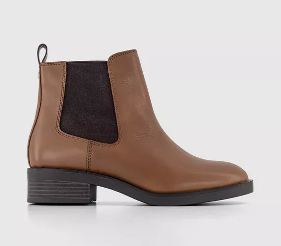 Office tan chelsea boots hotsell