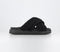 Womens Inuikii Woven Slides Black