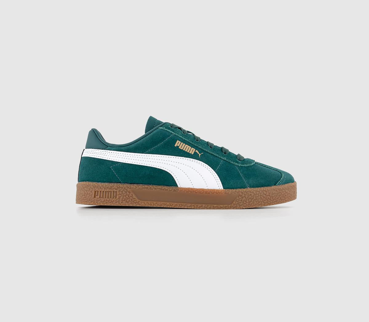 Puma Puma Club Malachite White Gold Uk Size 8