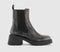 Womens Vagabond Shoemakers Dorah Chelsea Boots Grey Leather