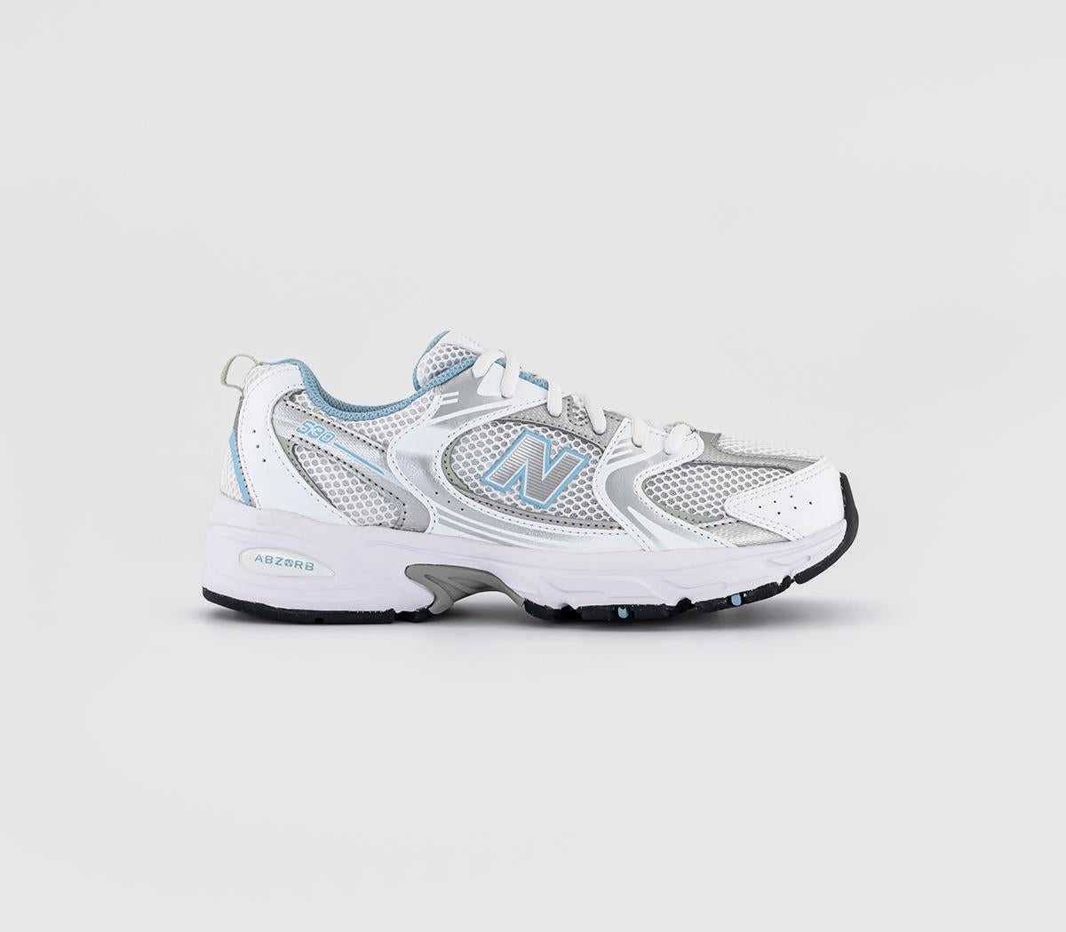 Kids New Balance 530 Gs White Baby Blue