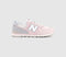 Kids New Balance 574 Gs Trainers Shall Pink Uk Size 4